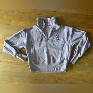 Old Navy dynamic fleece half zip in light purple size medium